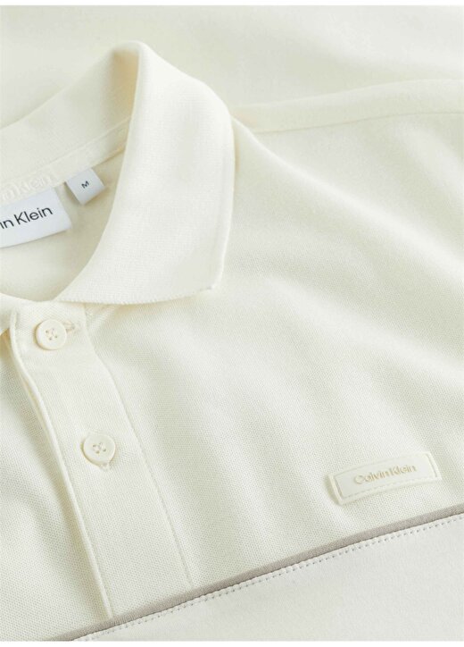 Calvin Klein Beyaz Erkek Polo T-Shirt K10K112462YAH 2