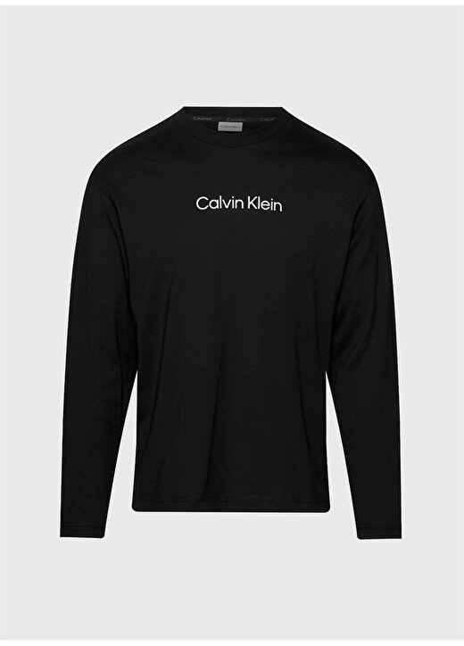 Calvin Klein Bisiklet Yaka Siyah Erkek T-Shirt K10K112396BEH 1