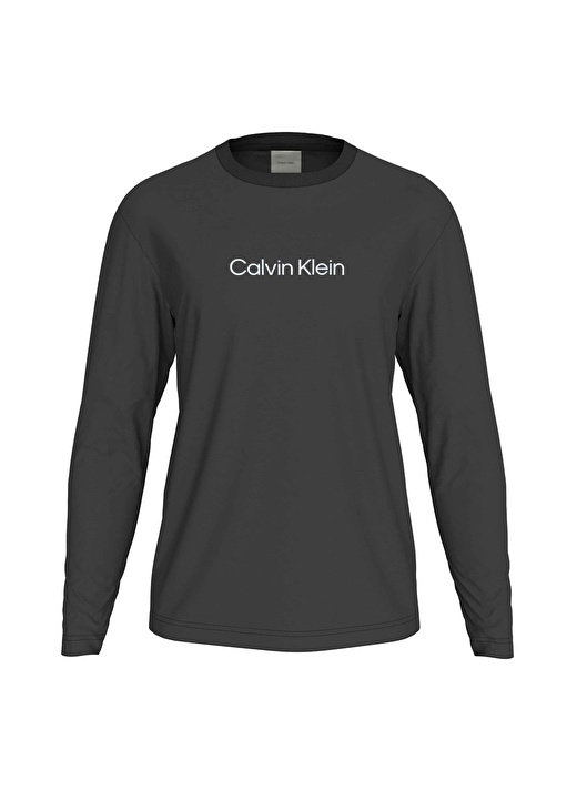 Calvin Klein Bisiklet Yaka Siyah Erkek T-Shirt K10K112396BEH 2