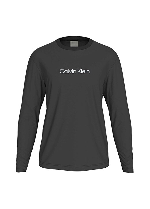 Calvin Klein Bisiklet Yaka Siyah Erkek T-Shirt K10K112396BEH 2