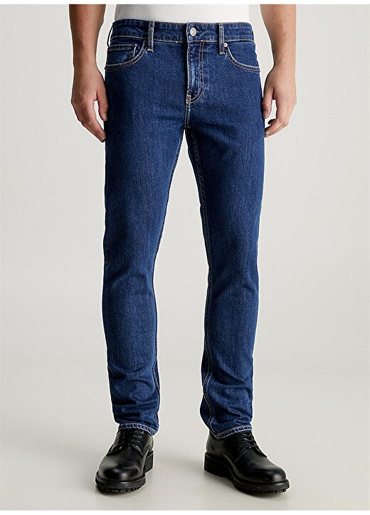 Calvin Klein Normal Bel Normal Paça Slim Fit Erkek Denim Pantolon K10K1123741BJ. 2