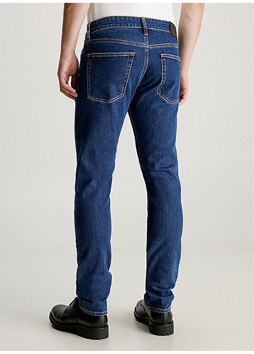 Calvin Klein Normal Bel Normal Paça Slim Fit Erkek Denim Pantolon K10K1123741BJ. 4