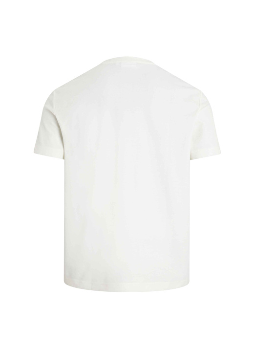 Calvin Klein Bisiklet Yaka Beyaz Erkek T-Shirt K10K112516YAH 3