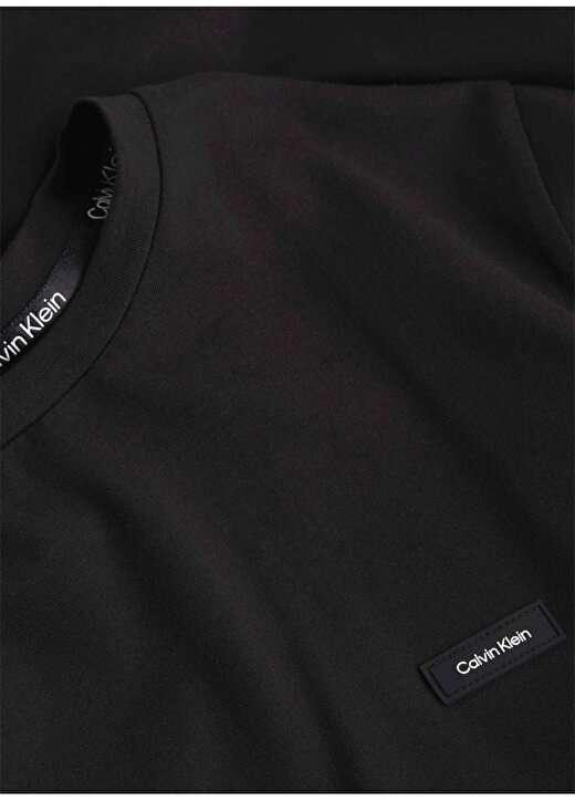 Calvin Klein Bisiklet Yaka Siyah Erkek T-Shirt K10K112725BEH 2