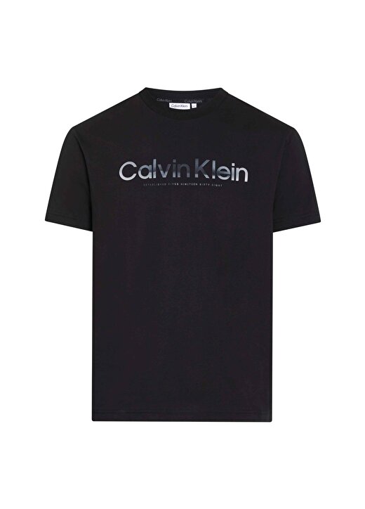 Calvin Klein Bisiklet Yaka Siyah Erkek T-Shirt K10K112497BEH 1