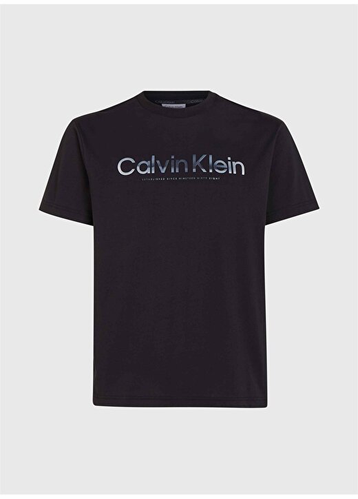 Calvin Klein Bisiklet Yaka Siyah Erkek T-Shirt K10K112497BEH 3