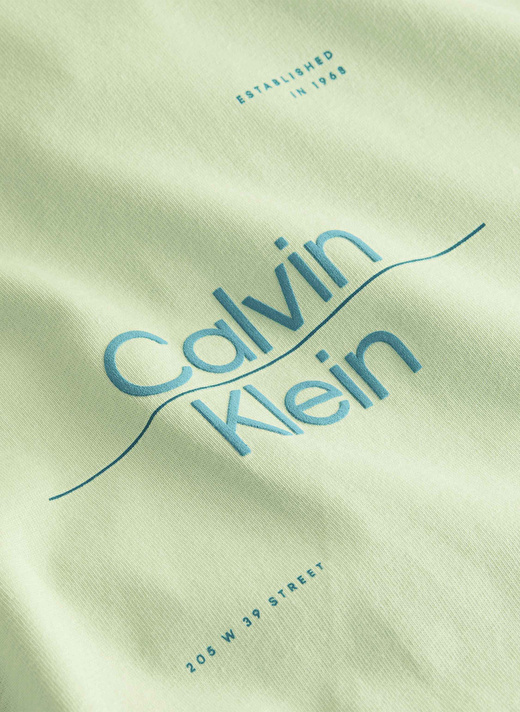 Calvin Klein Bisiklet Yaka Yeşil Erkek T-Shirt K10K112489LJ4 2