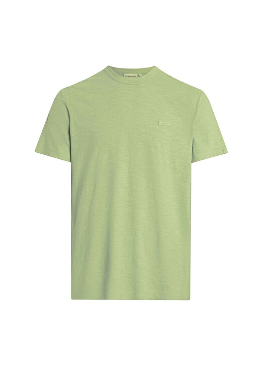 Calvin Klein Bisiklet Yaka Yeşil Erkek T-Shirt K10K112509LJ4 1