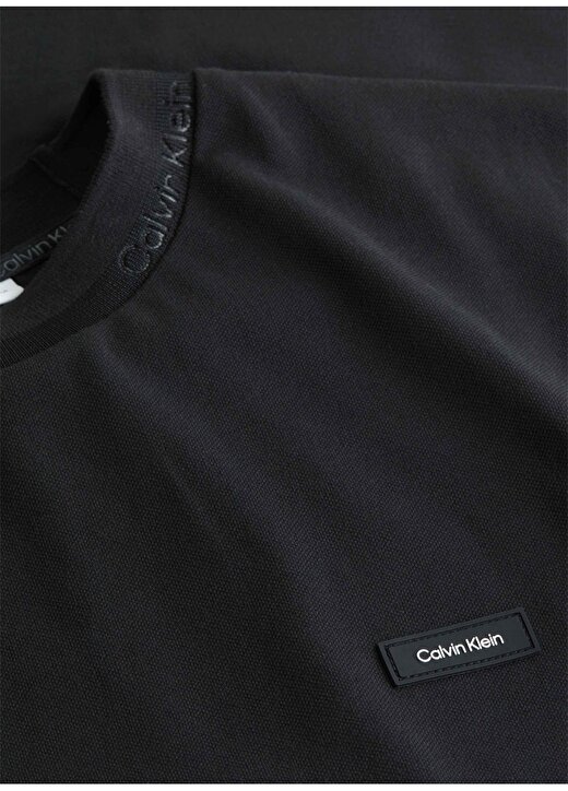 Calvin Klein Bisiklet Yaka Siyah Erkek T-Shirt K10K112528BEH 2