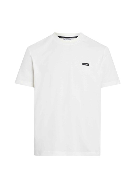 Calvin Klein Bisiklet Yaka Beyaz Erkek T-Shirt K10K112528YAH 1