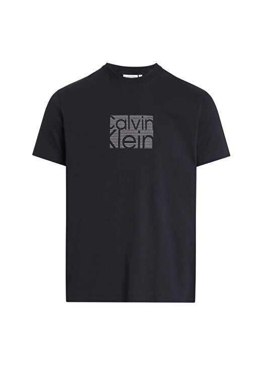 Calvin Klein Bisiklet Yaka Siyah Erkek T-Shirt K10K112498BEH 1
