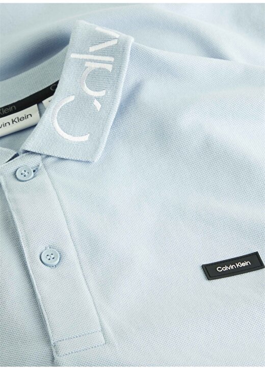Calvin Klein Mavi Erkek Polo T-Shirt K10K112467CGK 2