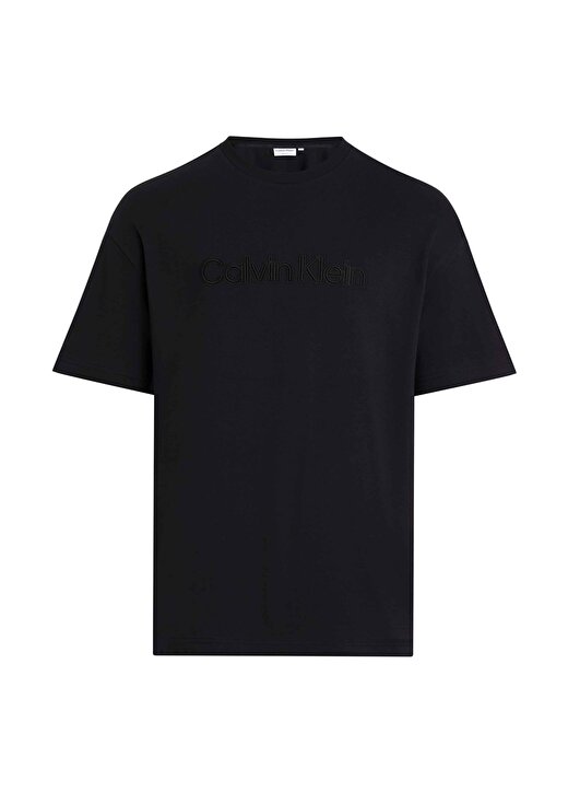 Calvin Klein Kapüşon Yaka Siyah Erkek T-Shirt K10K112727BEH 1