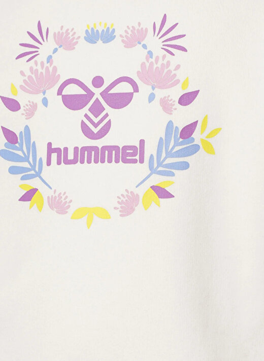 Hummel Baskılı Kadın Beyaz Sweatshırt 921761-9003-HMLCOLBY SWEATSHIRT 2