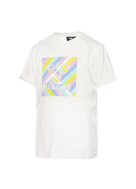 Hummel Baskılı Beyaz Kız Çocuk T-Shirt 911791-9003-HMLCHO T-SHIRT S/S 1