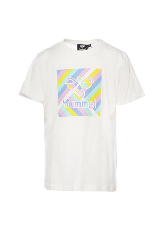 Hummel Baskılı Beyaz Kız Çocuk T-Shirt 911791-9003-HMLCHO T-SHIRT S/S 2