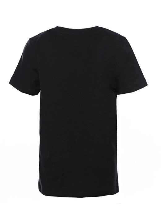 Hummel Baskılı Siyah Erkek T-Shirt 911852-2001-HMLRON T-SHIRT S/S 4