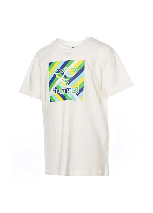 Hummel Baskılı Beyaz Erkek T-Shirt 911835-9003-HMLNEVILLE T-SHIRT S/S 2