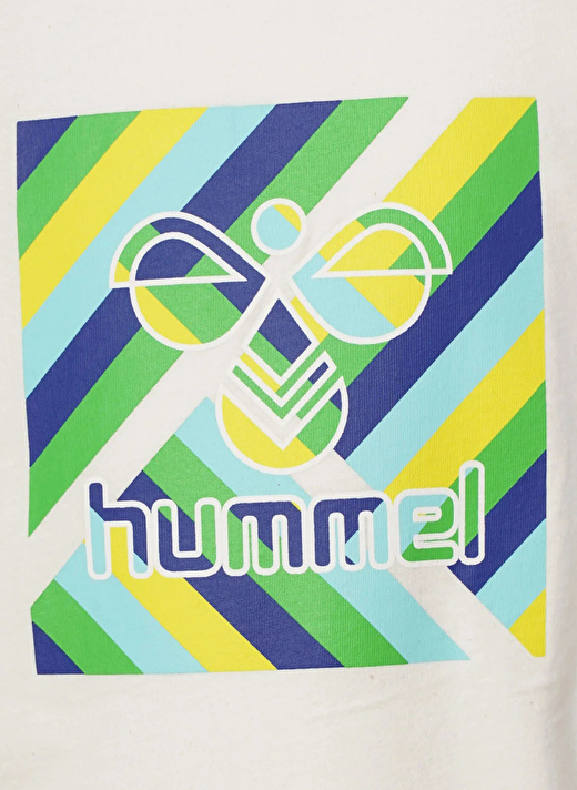 Hummel Baskılı Beyaz Erkek T-Shirt 911835-9003-HMLNEVILLE T-SHIRT S/S 3