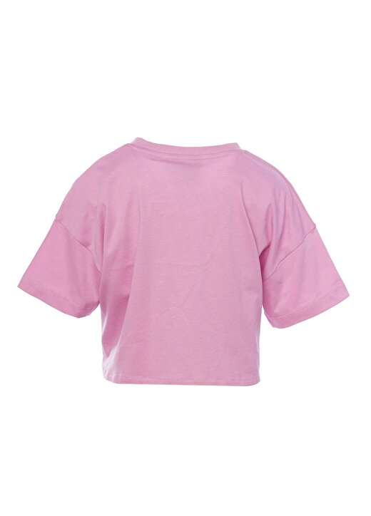 Hummel Baskılı Pembe Kız Çocuk T-Shirt 911842-3505-HMLOLLY T-SHIRT S/S 4