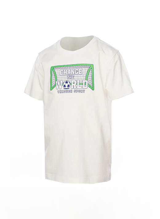 Hummel Baskılı Beyaz Erkek T-Shirt 911852-9003-HMLRON T-SHIRT S/S 2