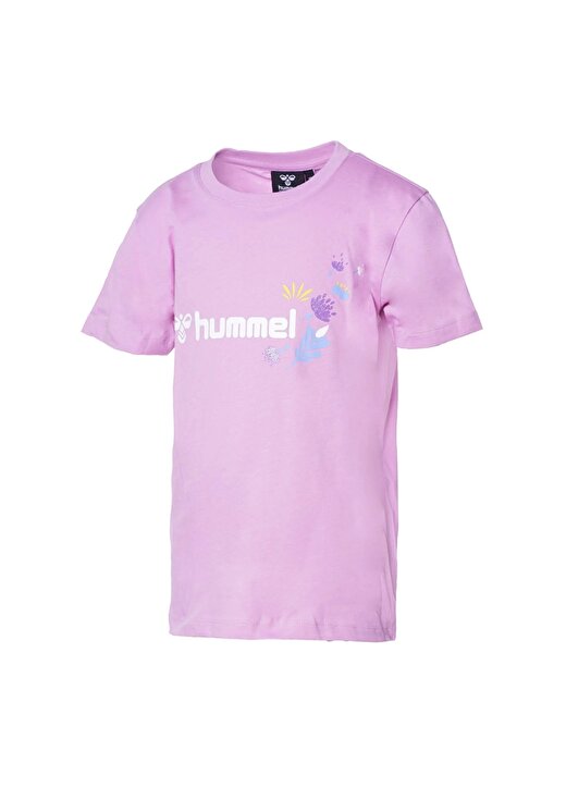Hummel Baskılı Pembe Kız Çocuk T-Shirt 911792-3505-HMLCOLBY T-SHIRT S/S 2