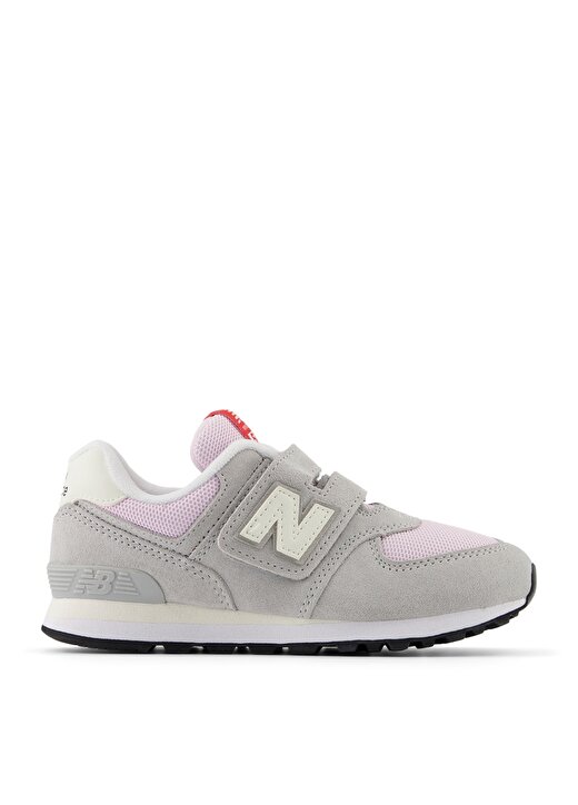 New Balance 574 Gri Kız Çocuk Yürüyüş Ayakkabısı PV574GNK 1