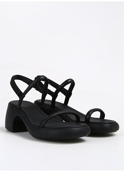 Camper Siyah Kadın Deri Topuklu Ayakkabı K201596-001 2
