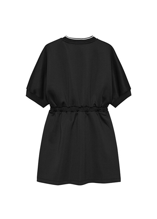 Calvin Klein Siyah Kız Çocuk Kısa Elbise SHINE LOGO TAPE SS DRESS 2