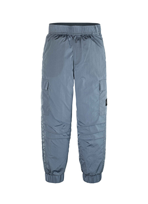 Calvin Klein Lastikli Paça Mavi Erkek Pantolon STRUCTURED NYLON TRACKPANTS 1