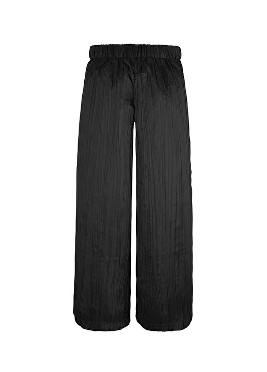 Calvin Klein Geniş Paça Siyah Kız Çocuk Pantolon FESTIVE PLISSE PANTS 3