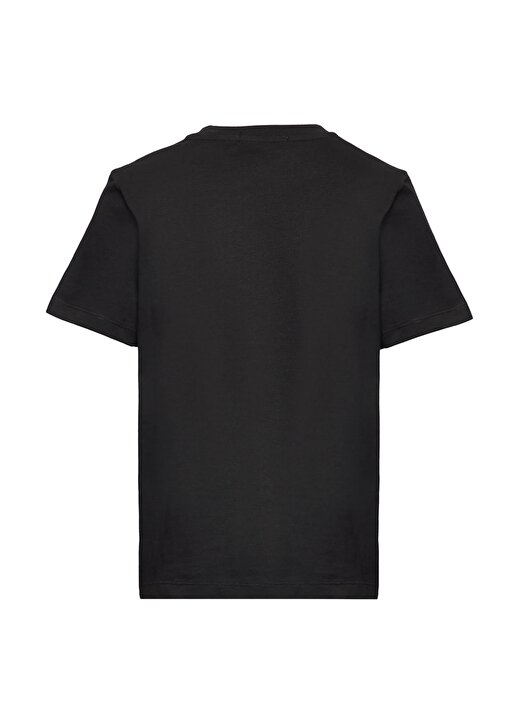 Calvin Klein Baskılı Siyah Erkek Çocuk T-Shirt CHEST INST. LOGO SS T-SHIRT 3