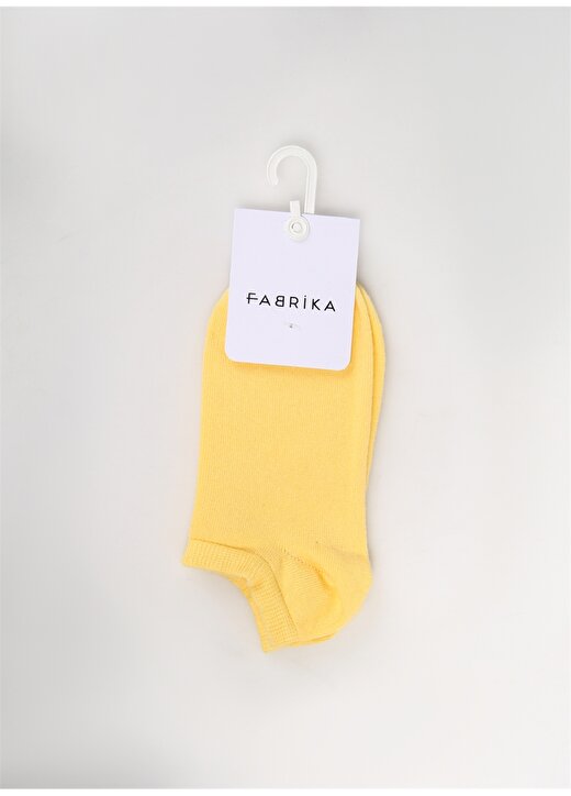 Fabrika Açık Sarı Kadın Patik Çorap UL-KDN-PTK 1