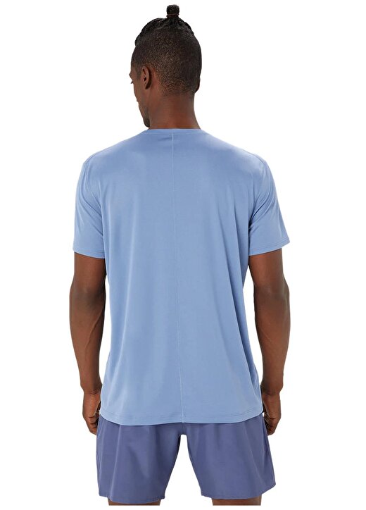 Asics Mavi - Beyaz Erkek T-Shirt 2011C341-404CORE SS TOP 4