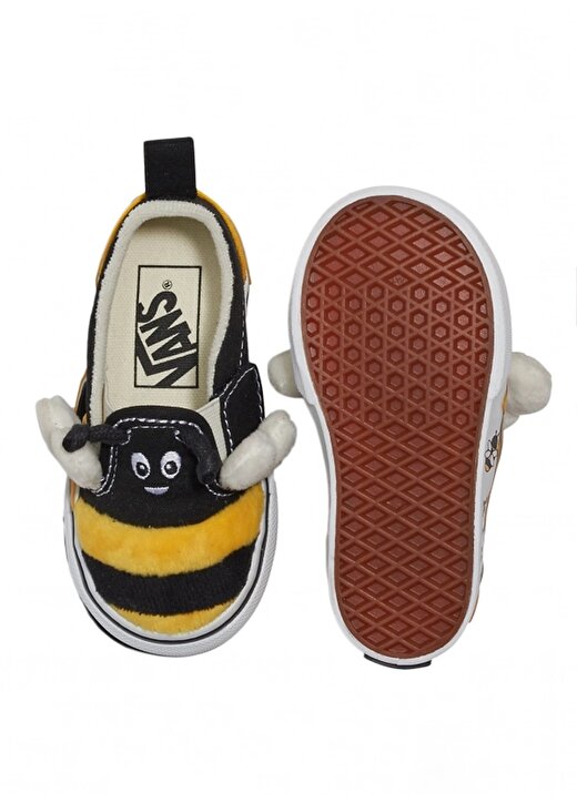 Vans Siyah - Sarı Kadın Yürüyüş Ayakkabısı VN000CMQY231-Slip-On V Bee 3
