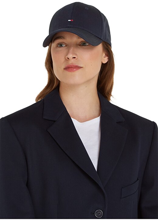 Tommy Hilfiger Lacivert Kadın Şapka ESSENTIAL FLAG CAP 1