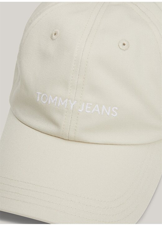 Tommy Jeans Bej Kadın Şapka TJW LINEAR LOGO CAP 2