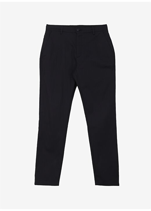 Brooks Brothers Normal Bel Düz Paça Standart Siyah Erkek Pantolon BBSS24MPT010 1