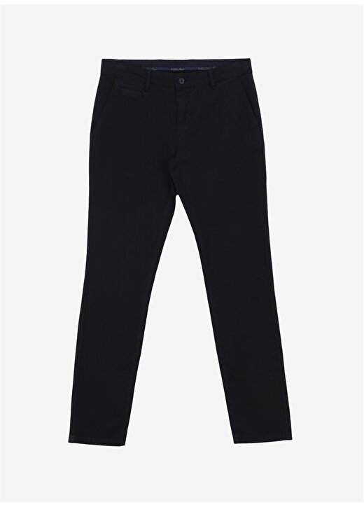 Brooks Brothers Normal Bel Düz Paça Slim Fit Lacivert Erkek Pantolon BBSS24MPT002 1