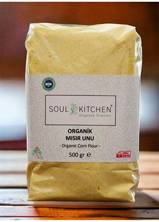 Soul Kitchen Organik Mısır Unu 500 Gr 1