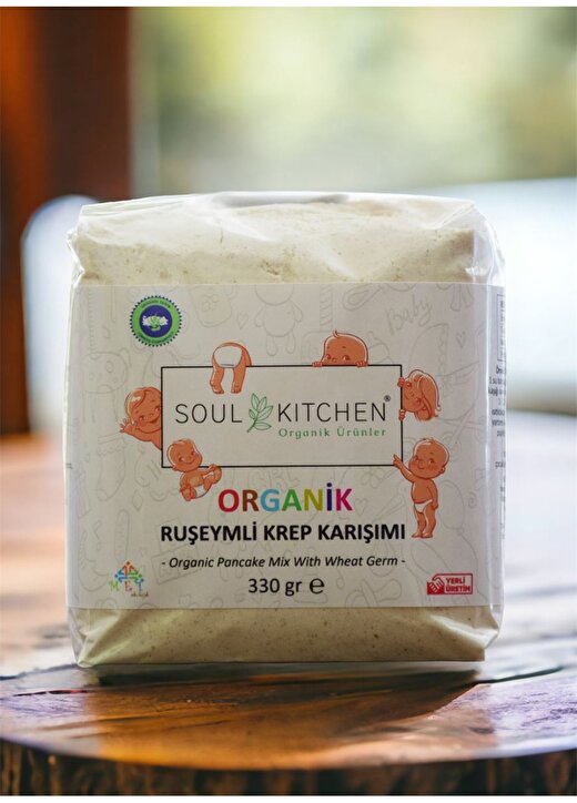 Soul Kitchen Organik Bebek Rüşeymli Krep Karışımı 330 Gr 1
