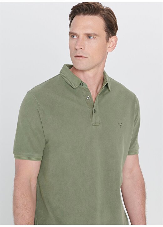 Altınyıldız Classics Haki Erkek Polo T-Shirt 4A4823200066 4