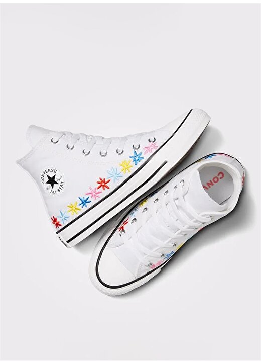 Converse Beyaz Kız Çocuk Yürüyüş Ayakkabısı A06311C.102-CHUCK TAYLOR ALL STAR 3