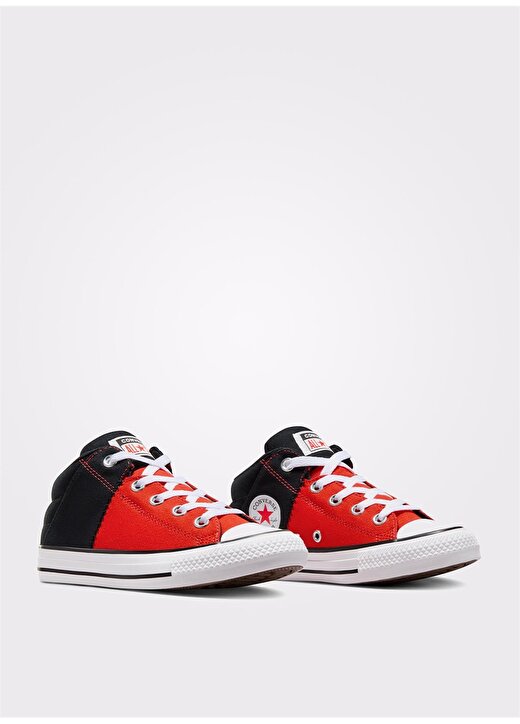 Converse Siyah - Kırmızı Erkek Yürüyüş Ayakkabısı A06370C.671-CHUCK TAYLOR ALL STAR 3