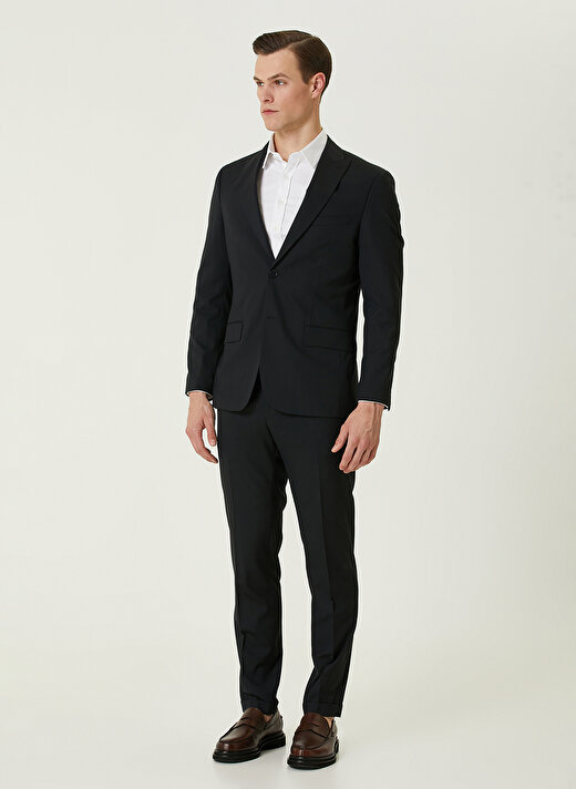 Network Normal Bel Slim Fit Lacivert Erkek Takım Elbise 1090708 4