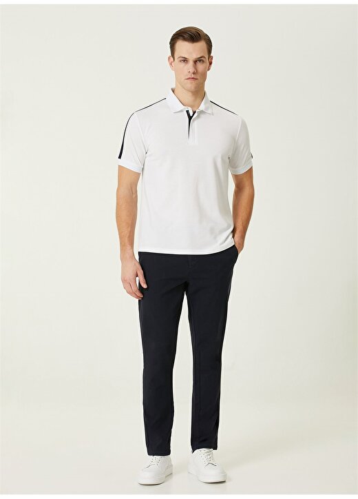 Network Beyaz Erkek Slim Fit Polo T-Shirt 1090805 3