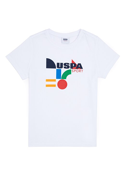 U.S. Polo Assn. Beyaz Erkek T-Shirt CUBAKIDS 2