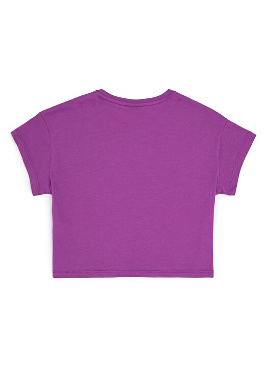 U.S. Polo Assn. Mor Kız Çocuk T-Shirt SIRCA 3