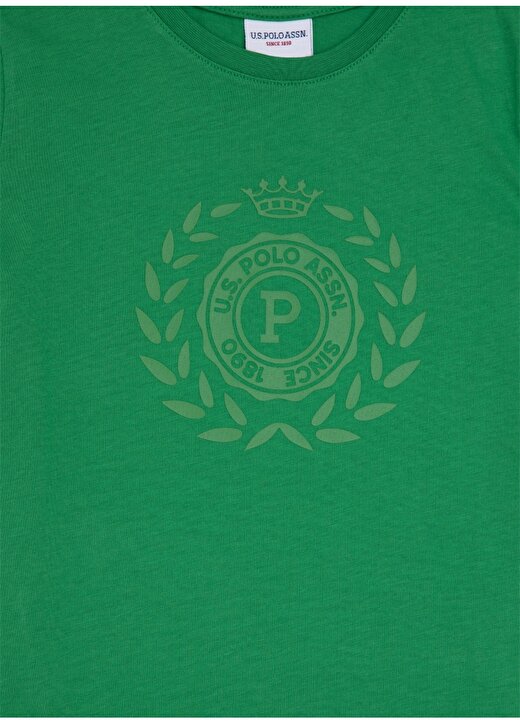 U.S. Polo Assn. Yeşil Erkek T-Shirt ABHAKIDS 3