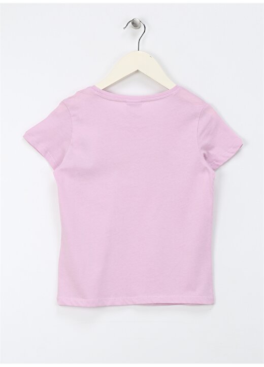 U.S. Polo Assn. Pembe Kız Çocuk T-Shirt RAIN-IY24 2